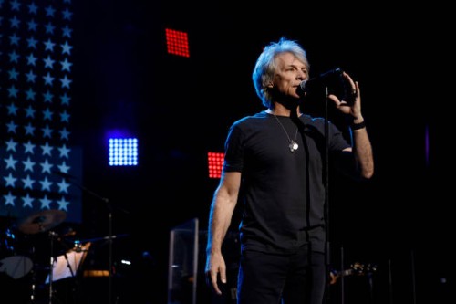 Jon Bon Jovi performs at the Fifth Annual LOVE ROCKS NYC Benefit Concert Livestream for God’s Love We Deliver at The Beacon Theatre on June 03, 2021...