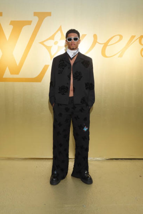 Jude Bellingham attends the Louis Vuitton Menswear Spring/Summer 2024 show as part of Paris Fashion Week on June 20, 2023 in Paris, France.