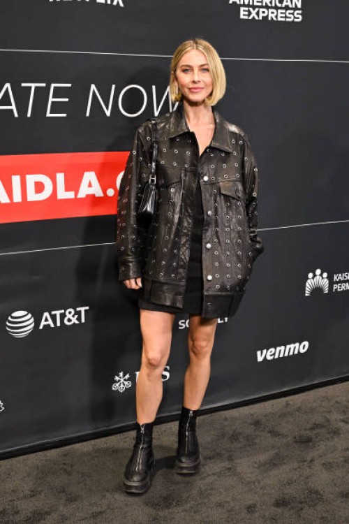 Julianne Hough at FireAid Benefit Concert at Intuit Dome on January 30, 2025 in Los Angeles, California.