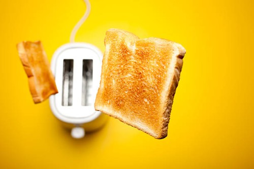 jumping toast bread - food stock pictures, royalty-free photos & images