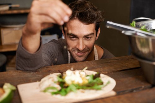 just a dash of secret ingredient - food stockfoto's en -beelden