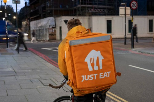 Just Eat takeaway delivery cycle courier following news that some couriers are selling or leasing out accounts effectively exploiting the...
