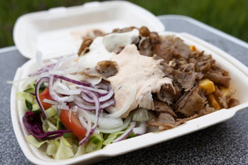 kebap plate (doner kebap) - junk food stock pictures, royalty-free photos & images