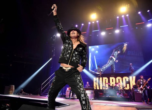 Kid Rock performs on stage during his "American Rock N Roll 2018" tour at Prudential Center Practice Facility on March 9, 2018 in Newark, New Jersey.