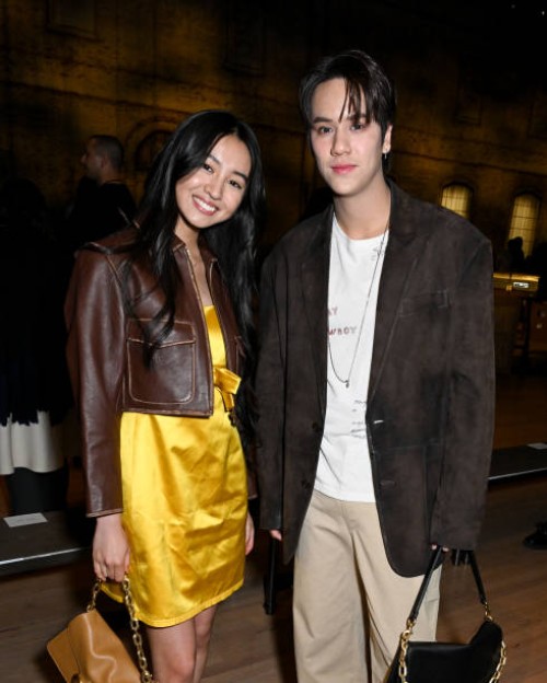 Koki, Korapat Kirdpan at the Coach Fall RTW 2025 fashion show as part of New York Fashion Week held at the Park Avenue Armory on February 10, 2025 in...