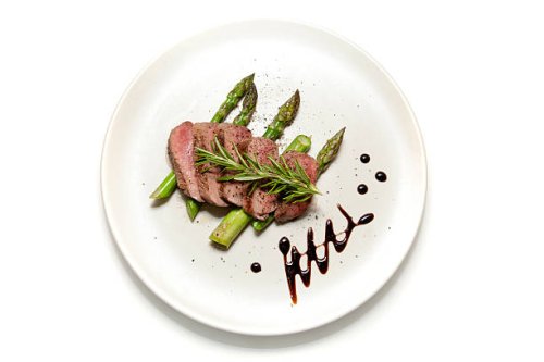 lamb and aparagus - food stock pictures, royalty-free photos & images