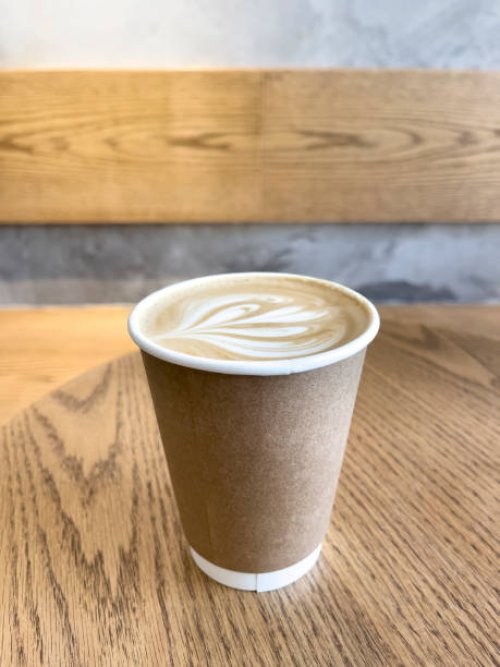 latte on the table - junk food stock pictures, royalty-free photos & images