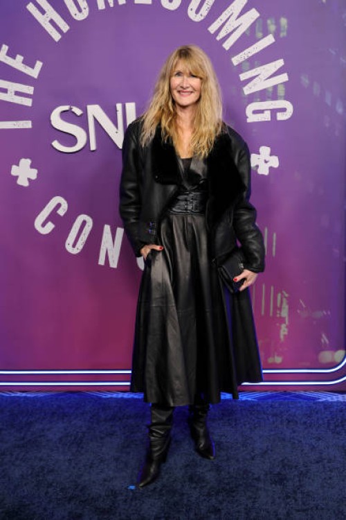 Laura Dern attends SNL50: The Homecoming Concert at Radio City Music Hall on February 14, 2025 in New York City.