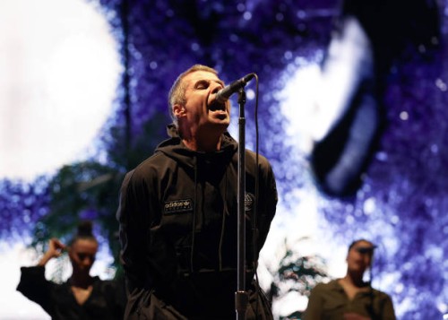 Liam Gallagher performs live on stage during his ‘Definitely Maybe 30 Years’ tour at The O2 Arena on June 06, 2024 in London, England.