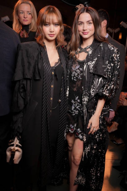 Lisa, Ana de Armas at the Louis Vuitton Fall RTW 2025 fashion show as part of Paris Fashion Week on March 10, 2025 in Paris, France.
