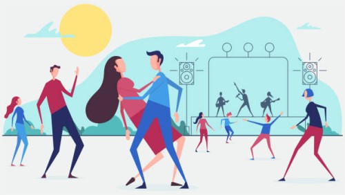 live music festival - concert stock illustrations