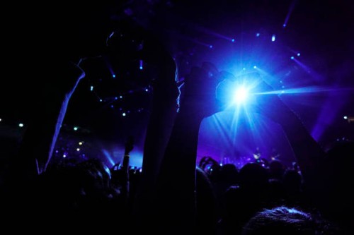 love symbol at the concert - concert stock pictures, royalty-free photos & images