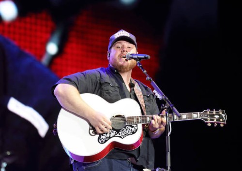 Luke Combs performs onstage during Day 3 of the 2022 Stagecoach Festival at the Empire Polo Field on May 01, 2022 in Indio, California.