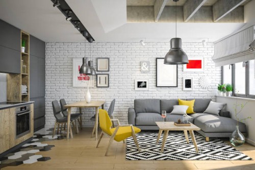 luxury and cozy small living room for young and wild people - home decoration stock pictures, royalty-free photos & images