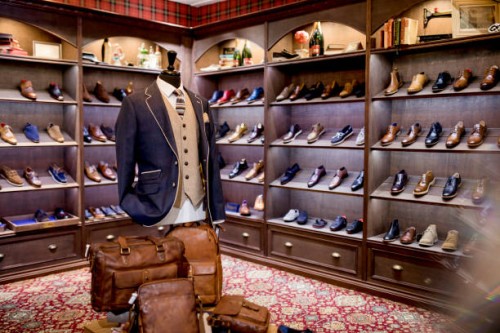 luxury clothing shop for men - fashion stock pictures, royalty-free photos & images