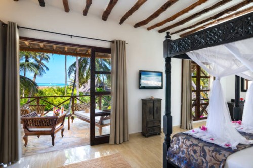 luxury villa with sea view - home decoration stock pictures, royalty-free photos & images