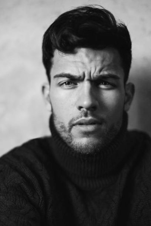 male portrait in studio - hairstyle stock pictures, royalty-free photos & images
