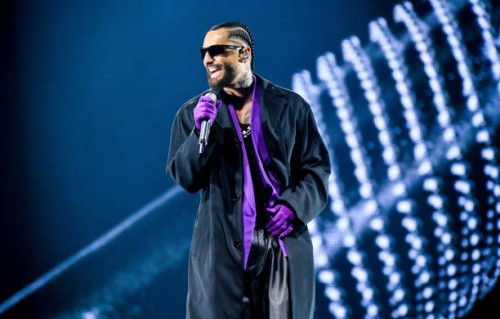 Maluma performs during his "Don Juan" tour at Amway Center on November 03, 2023 in Orlando, Florida.