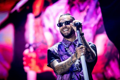 Maluma performs in concert on day 2 of O Son Do Camiño Festival 2023 on June 16, 2023 in Santiago de Compostela, Spain.