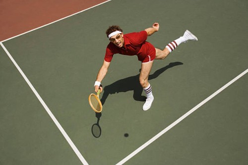 man playing tennis - fashion stock pictures, royalty-free photos & images