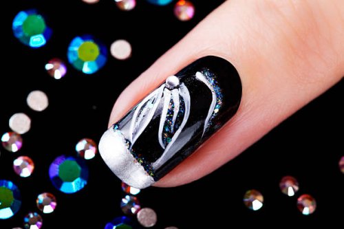 manicure - nails art stock pictures, royalty-free photos & images