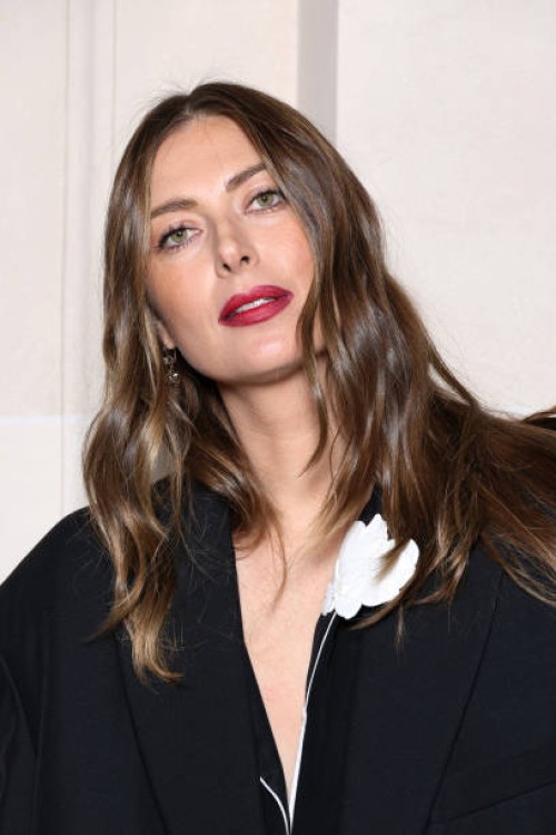 Maria Sharapova attends the Valentino Womenswear Fall/Winter 2024-2025 show as part of Paris Fashion Week on March 03, 2024 in Paris, France.