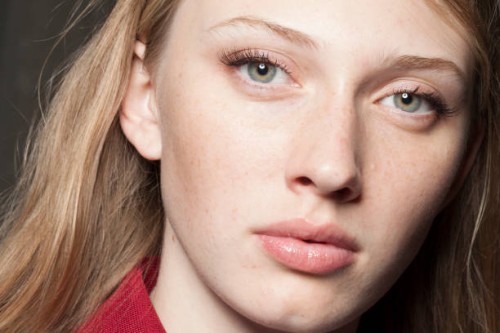 Maryna Polkanova is seen ahead of the N.21 show during Milan Fashion Week Spring/Summer 2018 on September 20, 2017 in Milan, Italy.