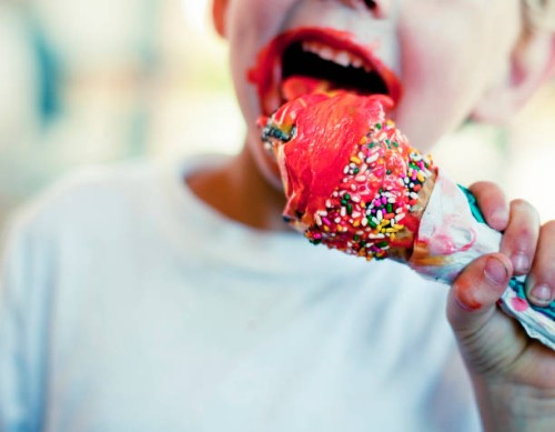 messy ice cream eater - food stock pictures, royalty-free photos & images