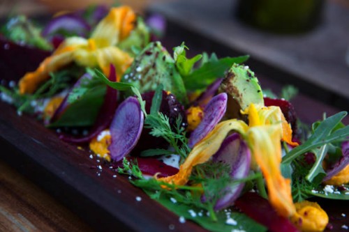 mexican gourmet salad with avocado and beetroot - food stock pictures, royalty-free photos & images