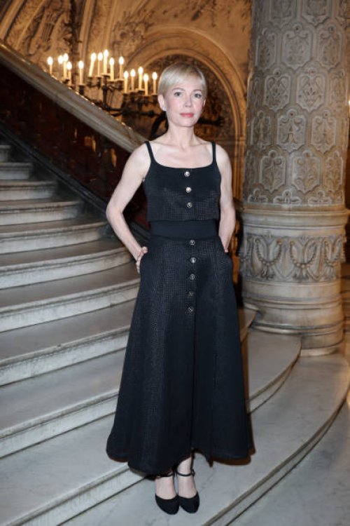 Michelle Williams attends the Chanel Haute Couture Fall/Winter 2024-2025 show as part of Paris Fashion Week on June 25, 2024 in Paris, France.