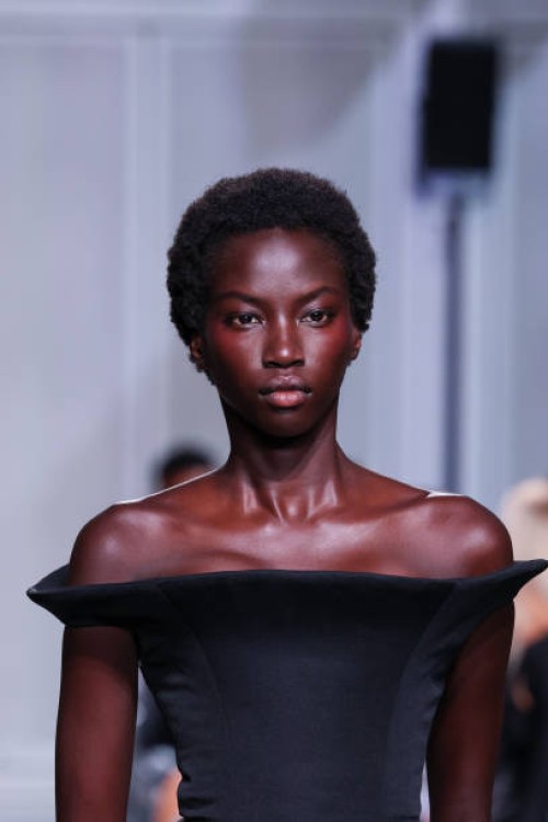 Model walks the runway during the Coperni Womenswear Spring/Summer 2024 show as part of Paris Fashion Week on September 29, 2023 in Paris, France.