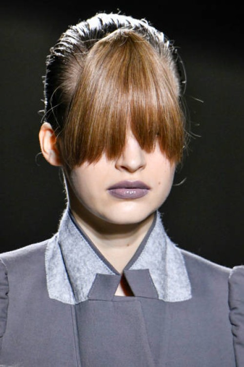 Model walks the runway during the Dries Van Noten Ready to Wear Fall/Winter 2024-2025 fashion show as part of the Paris Fashion Week on February 28,...