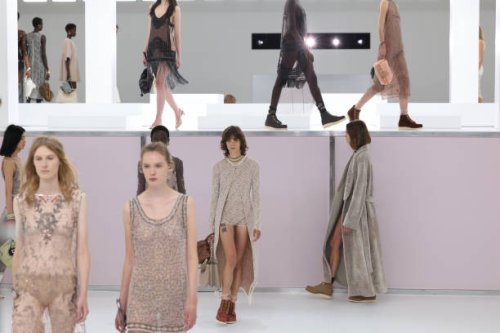 Models walk the runway at the Fendi fashion show during the Milan Womenswear Spring/Summer 2025 on September 17, 2024 in Milan, Italy.