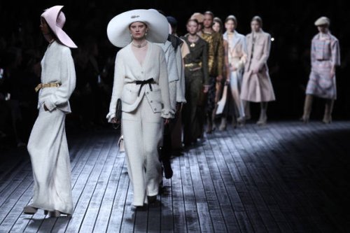 Models walk the runway during the Chanel Womenswear Fall/Winter 2024-2025 show as part of Paris Fashion Week on March 05, 2024 in Paris, France.