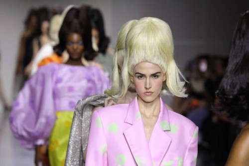 Models walk the runway for the Christian Cowan fashion show during February 2025 New York Fashion Week on February 07, 2025 in New York City.