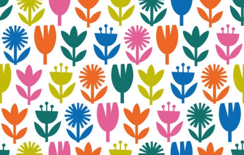 modern abstract floral seamless pattern. - garden decoration stock illustrations