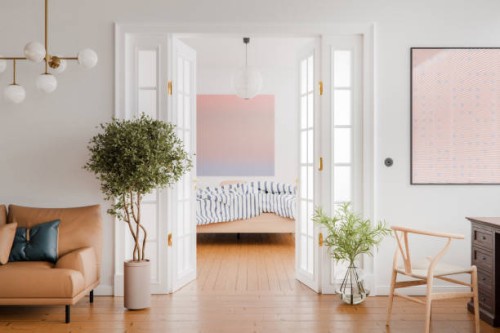 modern apartment interior - home decoration stock pictures, royalty-free photos & images