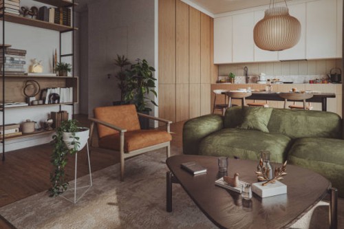 modern apartment interior architecture design - home decoration stock pictures, royalty-free photos & images