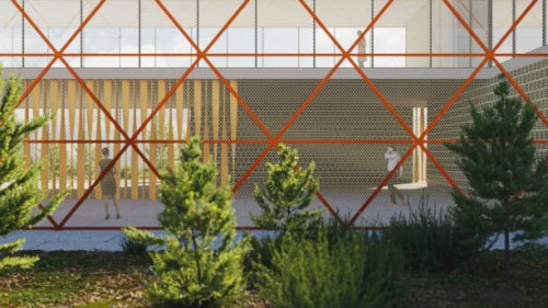 modern building detail - garden decoration stock pictures, royalty-free photos & images