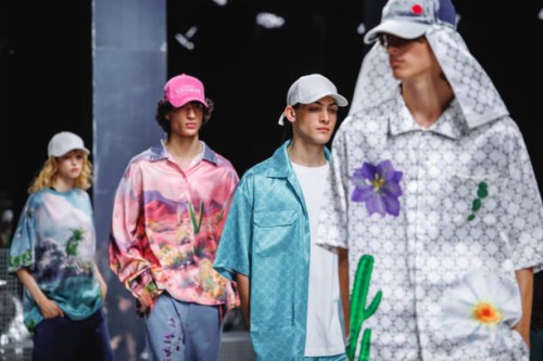 Modes walk the runway during the House Of Cenmar show at Riyadh Fashion Week October 21, 2024 in Riyadh, Saudi Arabia.