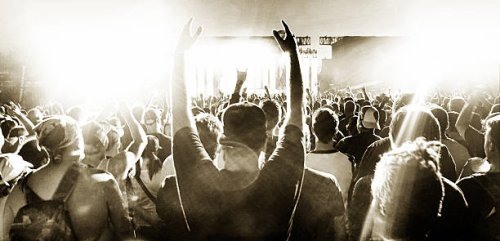 music concert and crowd - concert stock pictures, royalty-free photos & images