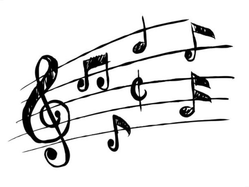 music notes - concert stock illustrations