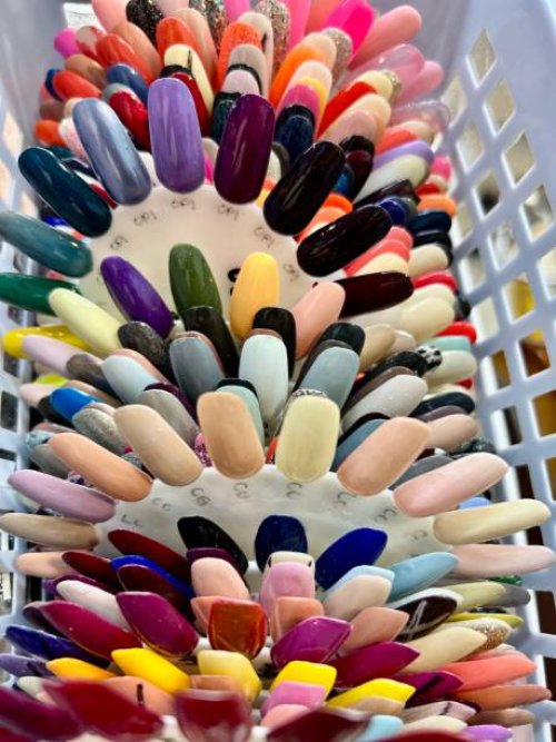 nail colour - nails art stock pictures, royalty-free photos & images