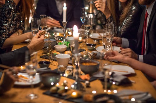 new year celebration - food stock pictures, royalty-free photos & images