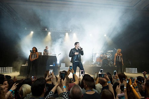 Nick Jonas celebrates Hilton@Play with HHonors members and fans at an exclusive concert at Hilton Anatole on April 22, 2015 in Dallas, Texas. In...