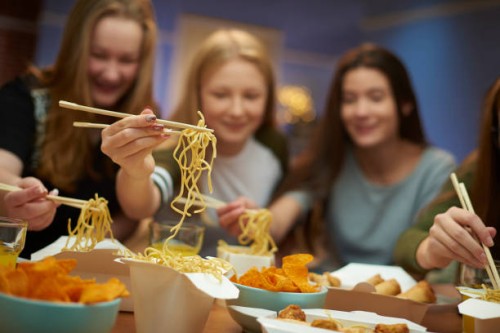noodle night in - junk food stock pictures, royalty-free photos & images