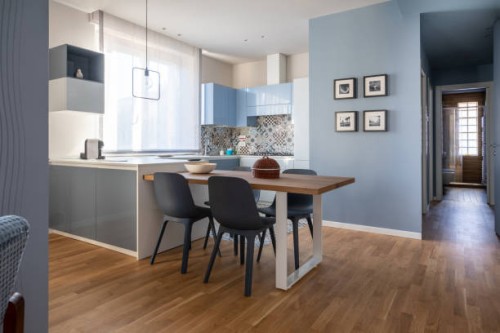 nuevo apartamento vacío de diseño moderno para alquiler - home decoration fotografías e imágenes de stock