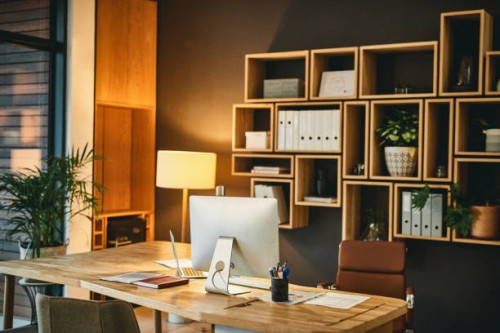 office decor designed for a boss - home decoration stock pictures, royalty-free photos & images