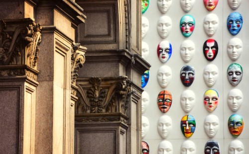 old meets new art in milano, italy - fashion stock pictures, royalty-free photos & images