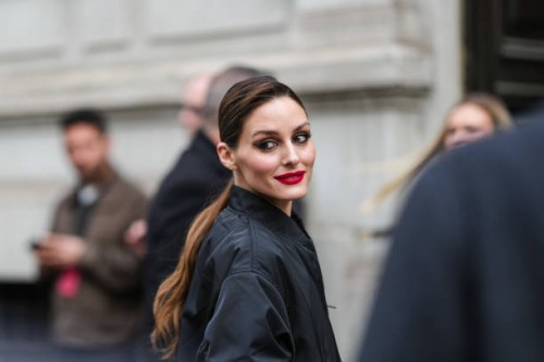 Olivia Parlermo wears black bomber jacket, outside Marni, during the Milan Fashion week Women's Fall/Winter 2025-2026 on February 26, 2025 in Milan,...